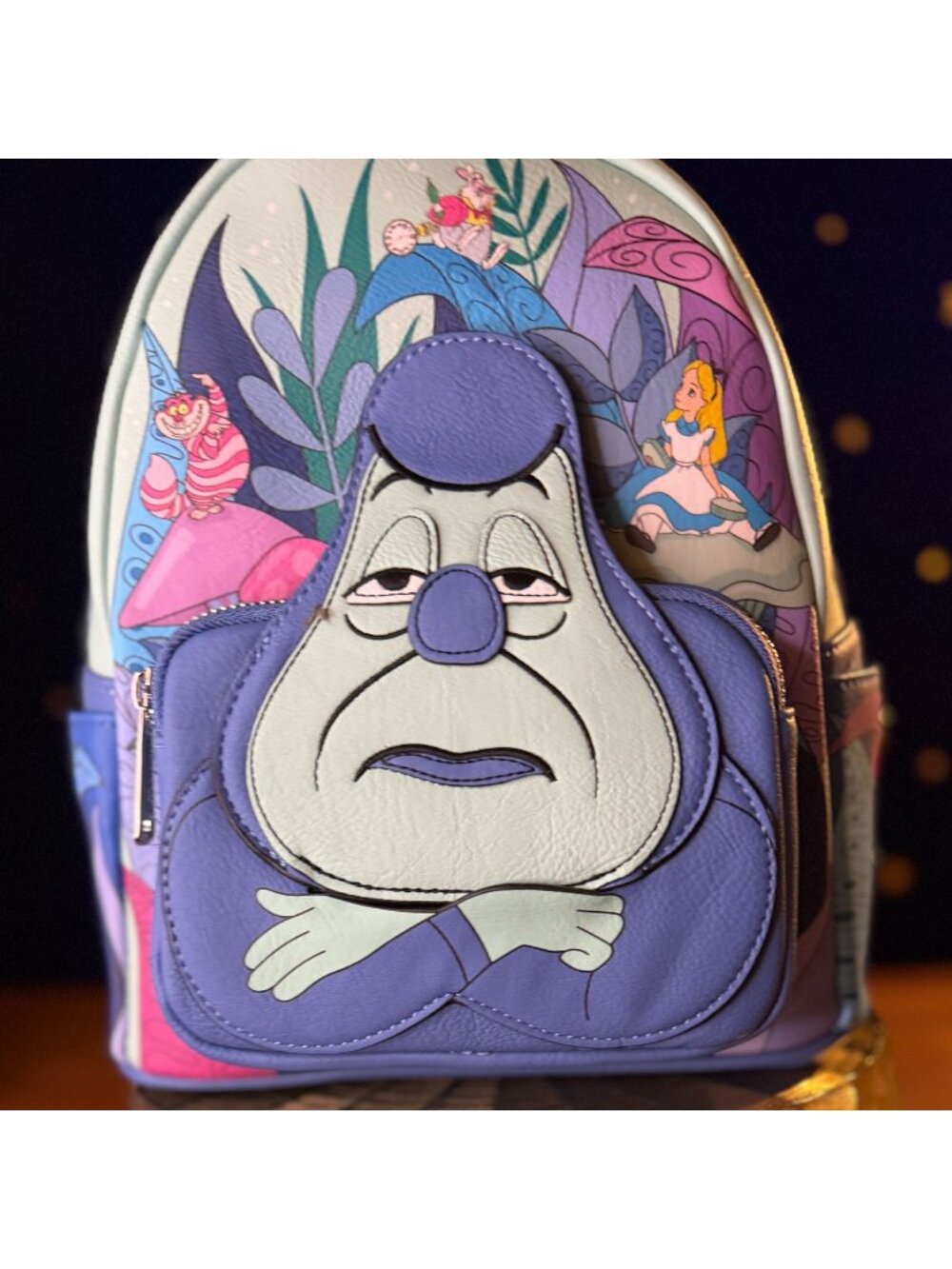 NWT Loungefly Disney Parks Alice in Wonderland Caterpillar Mini Backpack